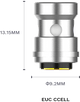 VAPORESSO ECO UNIVERSAL COILS - EUC CCELL 