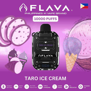 FLAVA Nimmbox 10000 Puffs Disposable Device - taro-icecream