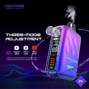 Lost Vape Lightrise TB 18K Disposable Vape – 18000 Puffs